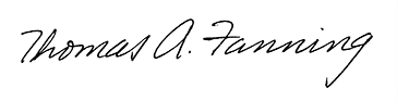 chairmans signature