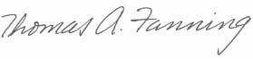 Thomas A. Fanning