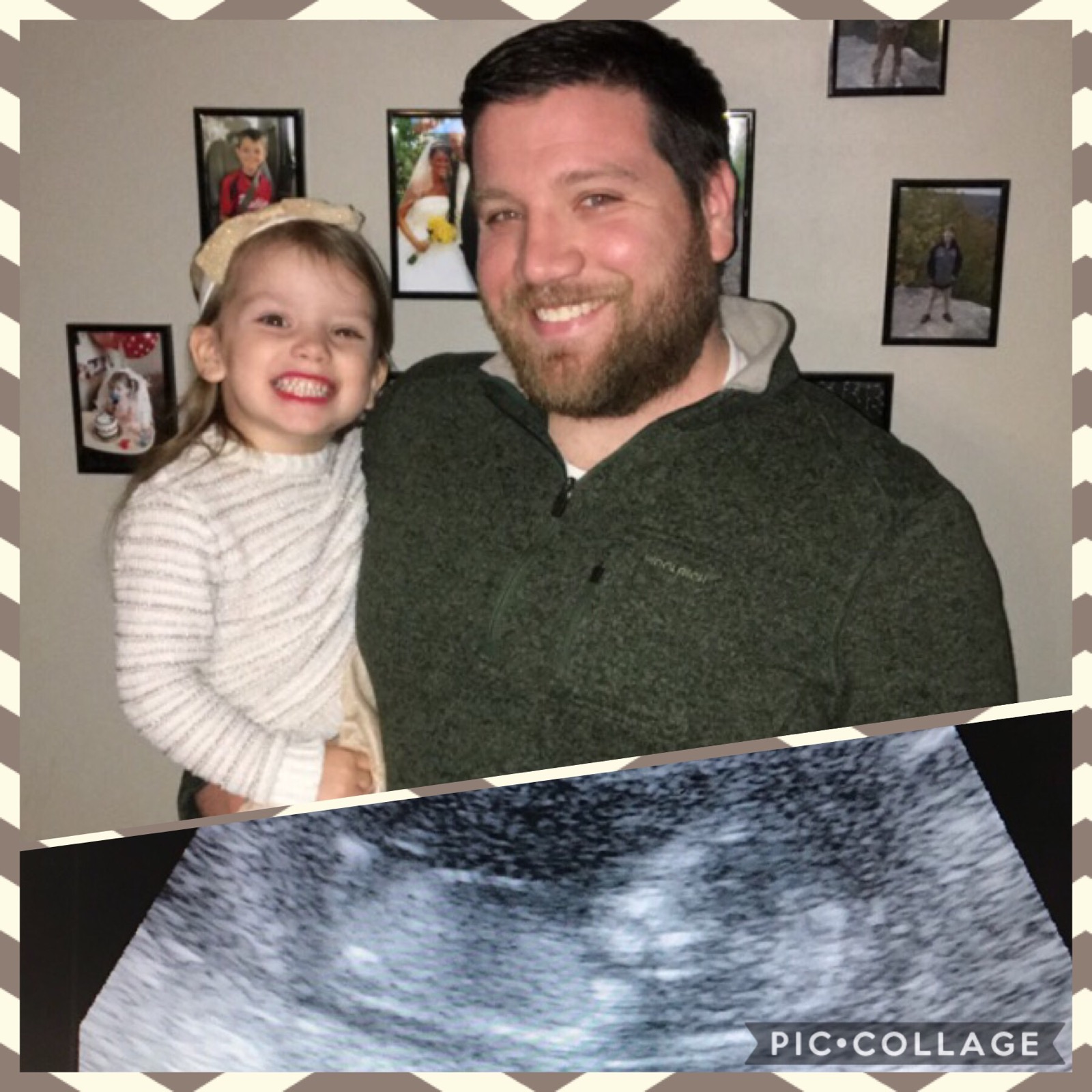 Charlene Ruple - My husband, Michael, daughter, Raegan and baby #2.