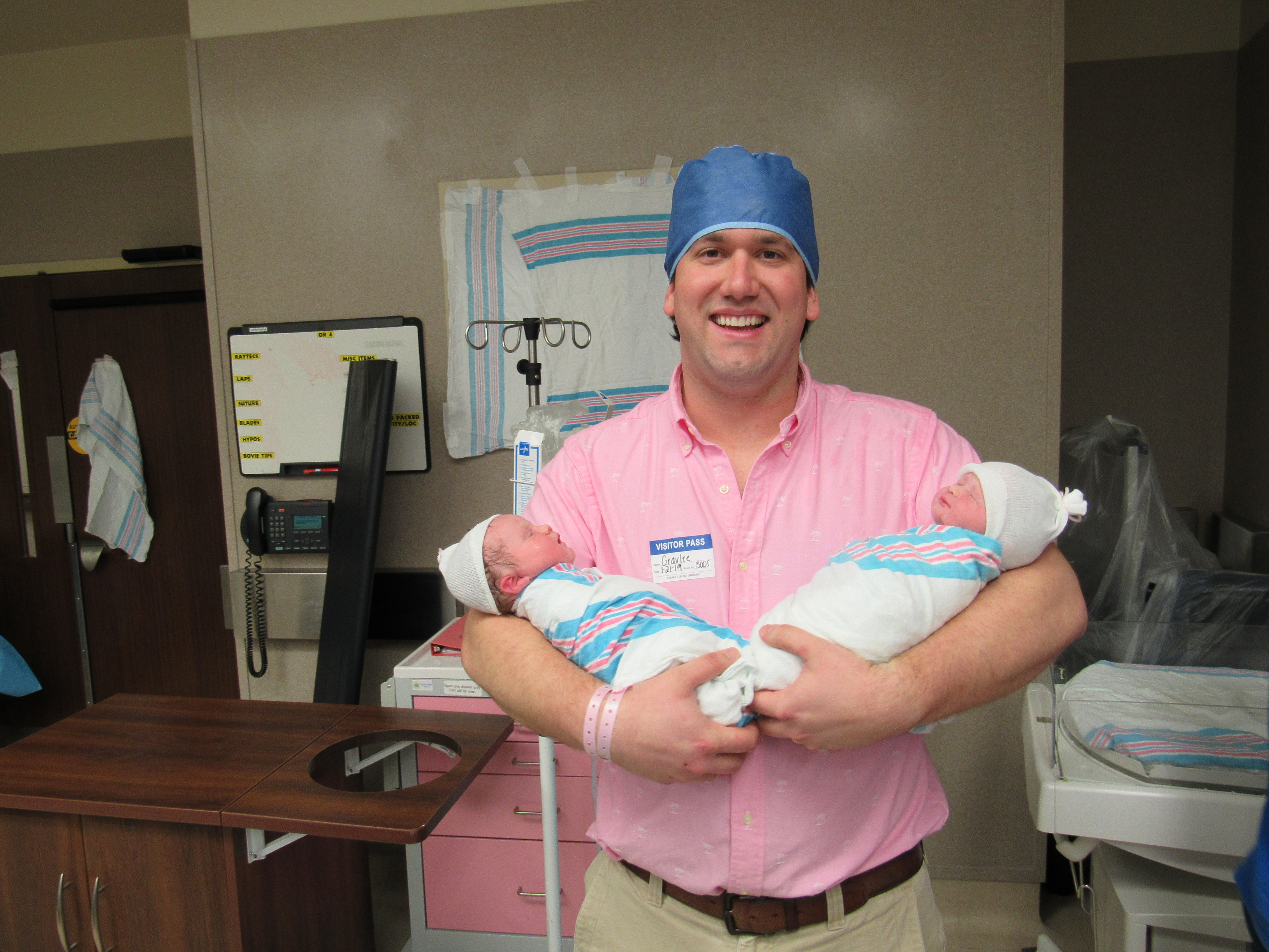 Ben Gravlee, Technical & Project Solutions - My wife, Jill, needs my help in raising our newborn twin girls, Margaret and Mary!